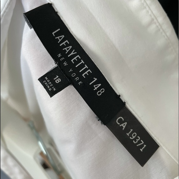 Lafayette 148 New York Button Up Shirt - Picture 4 of 10